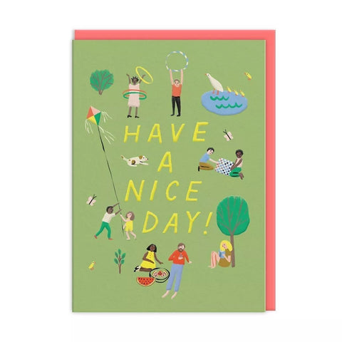 Glückwunschkarte "Have a Nice Day"/ Ohh Deer