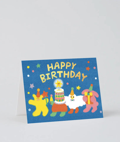 Glückwunschkarte "Happy Birthday" Parade/ Wrap