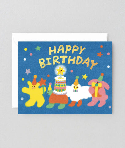 Glückwunschkarte "Happy Birthday" Parade/ Wrap