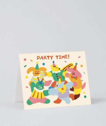 Glückwunschkarte "Party Time!" / Wrap