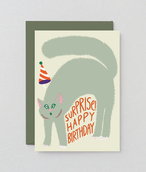 Glückwunschkarte "Surprise! Happy Birthday" / Wrap