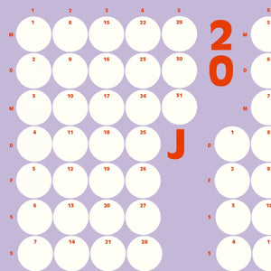 2024 Wandkalender "Dots" 50 x 50 cm / Jan Kruse