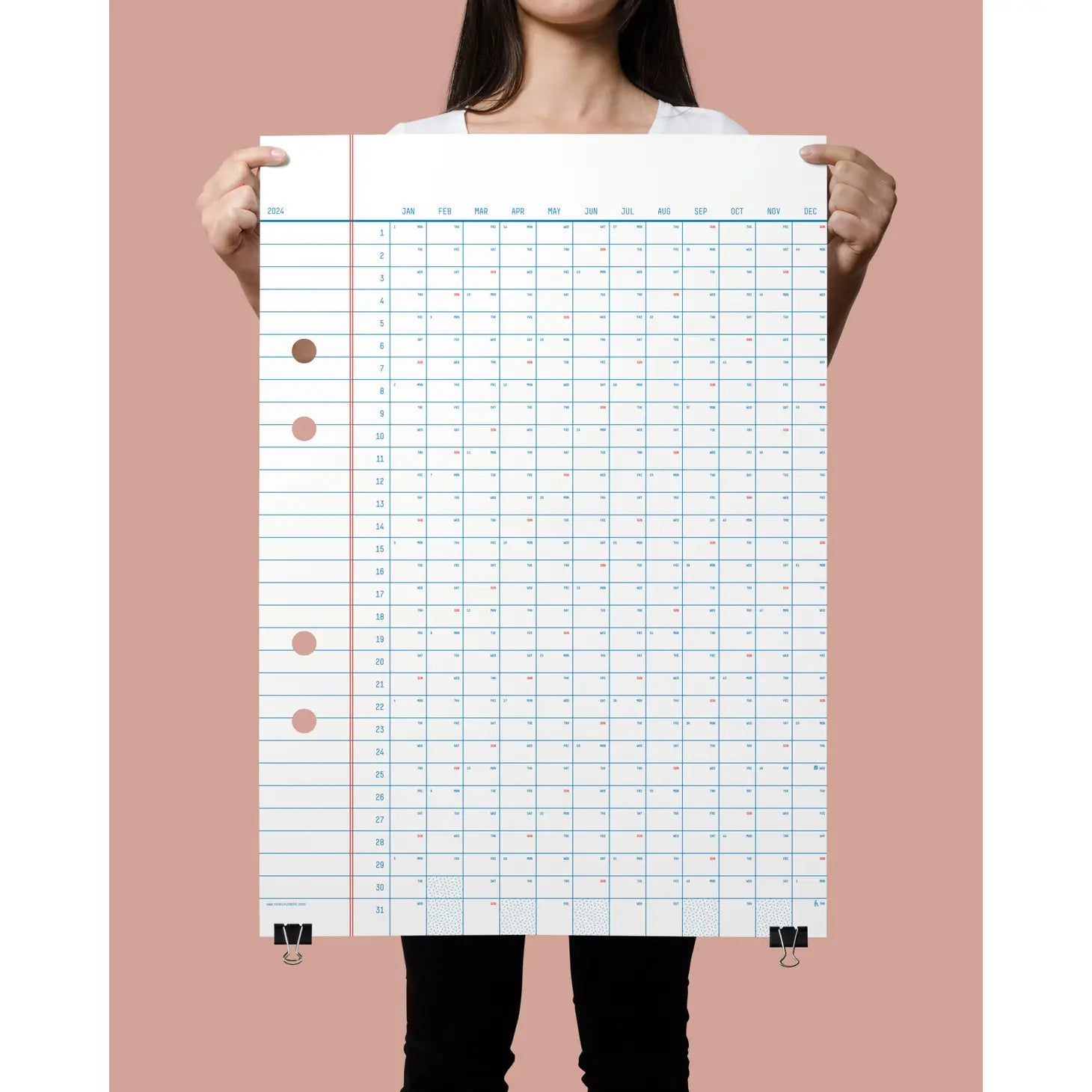 2024 Wandkalender 50x70 cm / Erik Olovsson