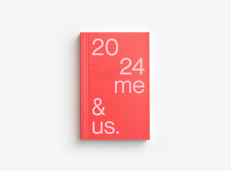 Jahresplaner 2024 "me & us" Coral Red  / Julie Joliat