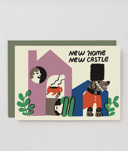 Glückwunschkarte "New Home New Castle" / Wrap