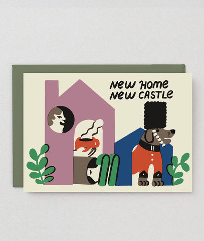 Glückwunschkarte "New Home New Castle" / Wrap