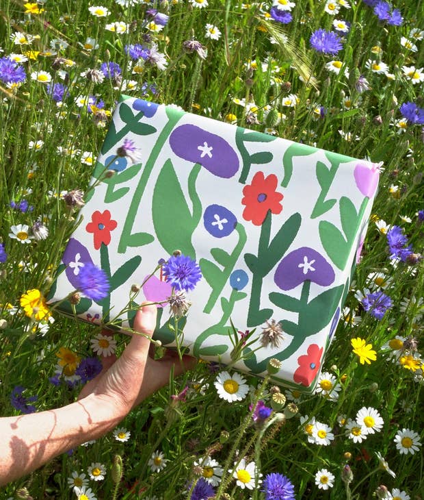 Geschenkpapier  "Flower Field" / Wrap