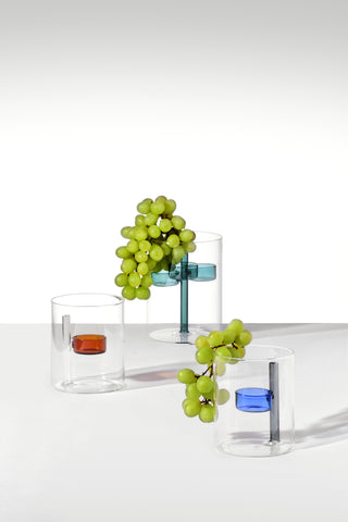 Teelichthalter "Iris" Blue / Ichendorf