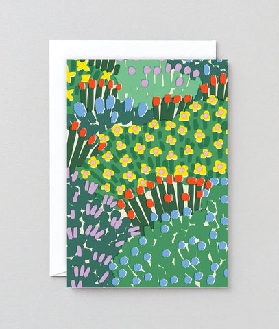 Grußkarte „Garden Flowers Greetings“ / Wrap