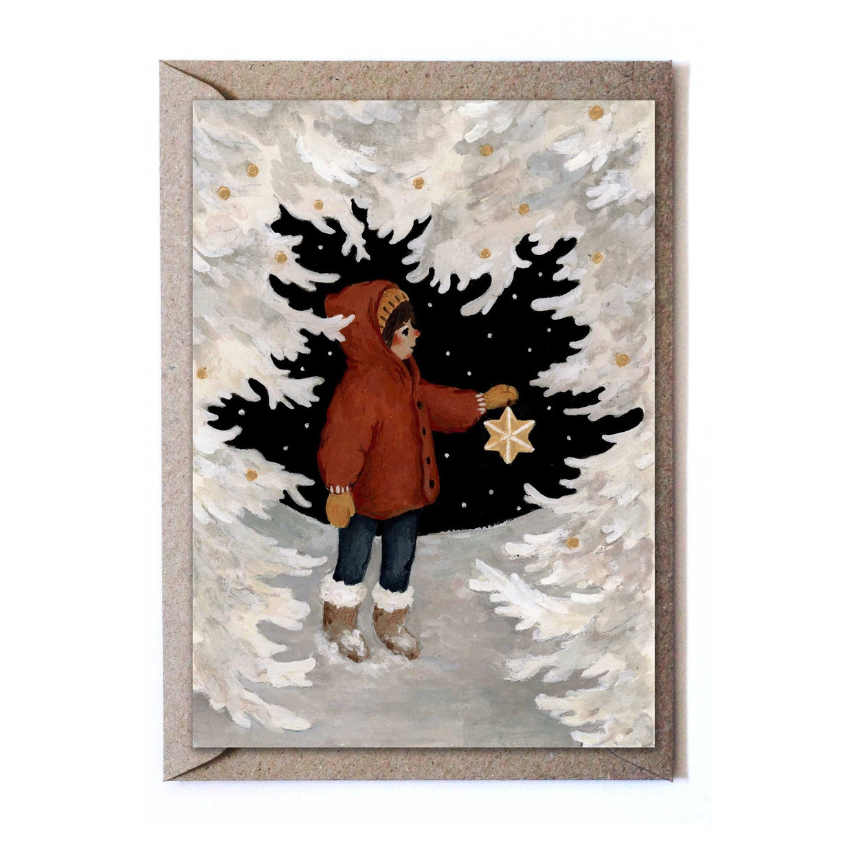 Grußkkarte "Decorating the Tree" / Studio Satsch
