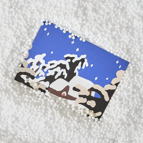 Weihnachtskkarte „Snow Scene" / Wrap