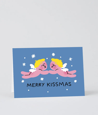 Weihnachtskkarte „Merry Kissmas" / Wrap
