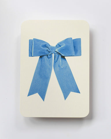 Grußkarte "Ribbon Blue" / Canonbury-Press