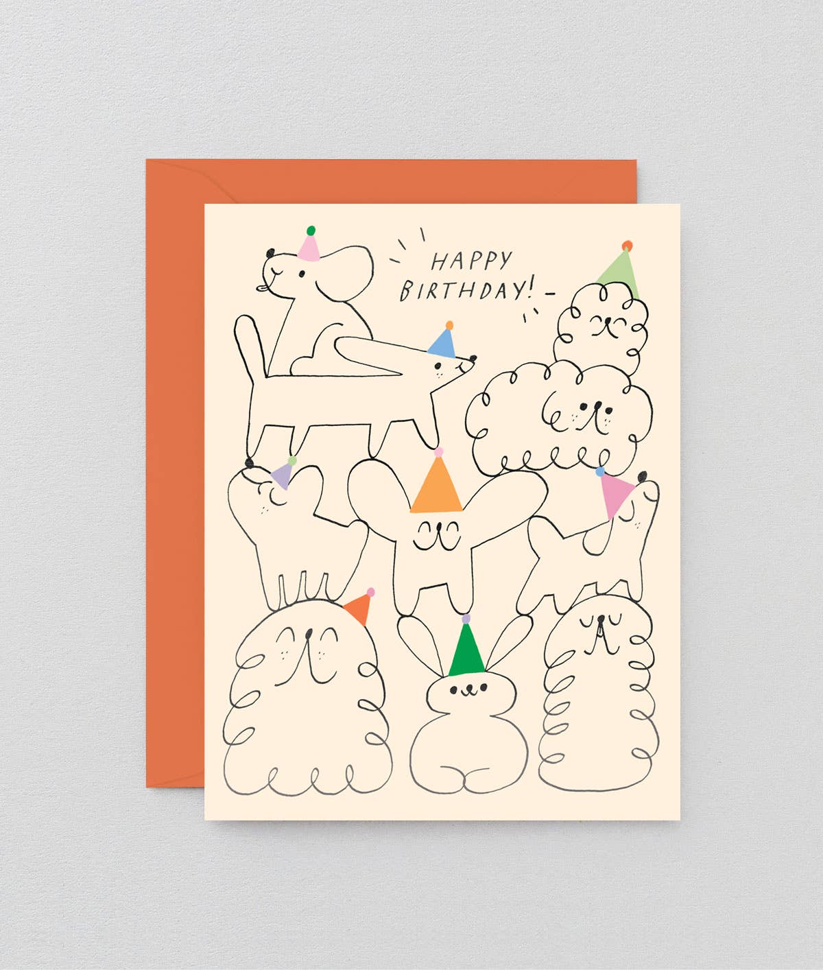 Geburtsagskarte „Happy Birthday Animal Stack“ Kids / Wrap