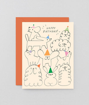 Geburtsagskarte „Happy Birthday Animal Stack“ Kids / Wrap
