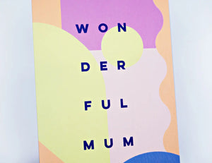 „Wonderful Mom“ Grußkarte / The Completist