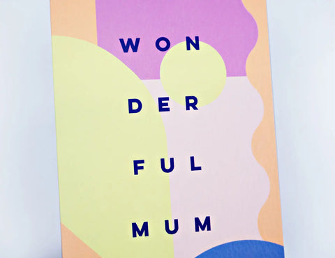 „Wonderful Mom“ Grußkarte / The Completist