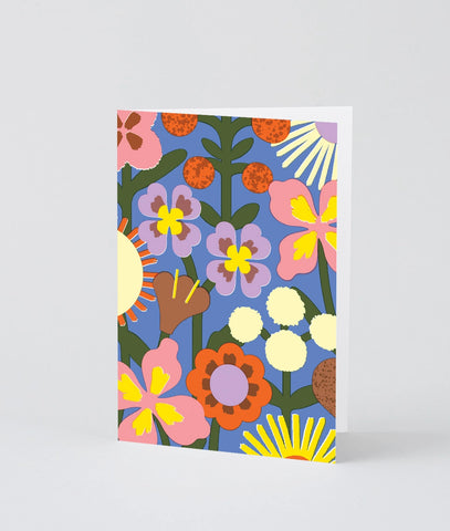Grußkarte „Flowers Greetings“ / Wrap