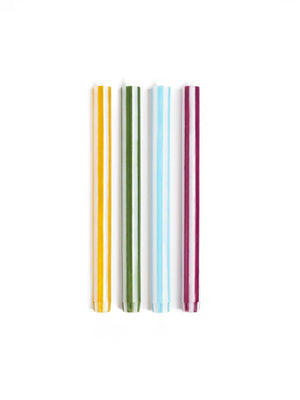 Dinnerkerze "Stripe "