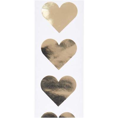 Sticker "Herzen" Gold / Paper Poetry