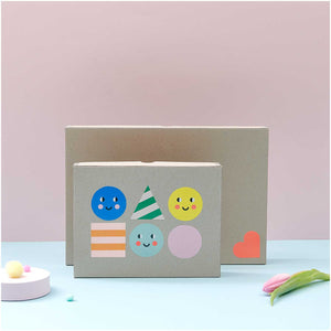 Sticker Mix „Shapes“ Geburtstag / Paper Poetry
