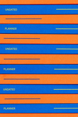 Undatierter Planer Orange / Mishmash