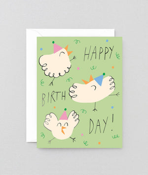 Geburtstagskarte  „Happy Birds“ Kids / Wrap