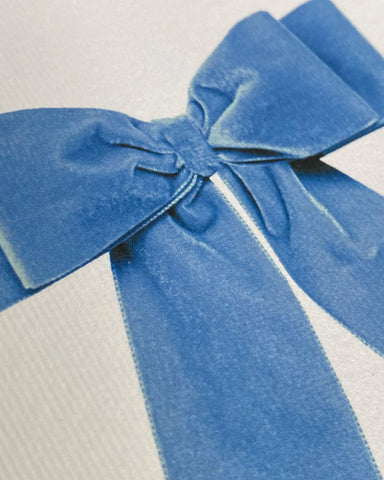 Grußkarte "Ribbon Blue" / Canonbury-Press