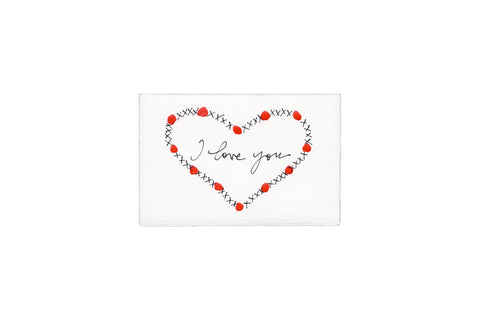 Klappkarte „I Love You“ / Scribble & Daub