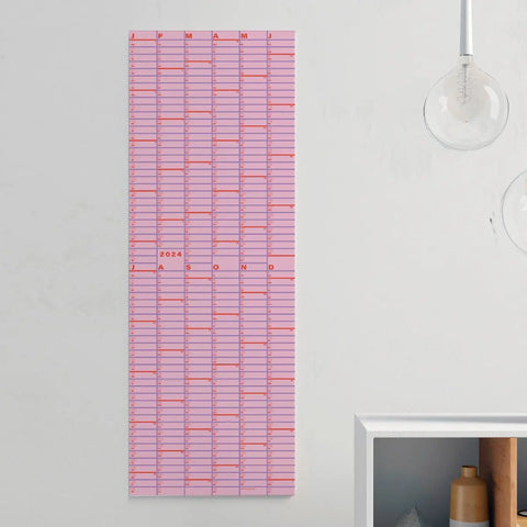 2024 Wandkalender "Rosarot" A1 / Jan Kruse