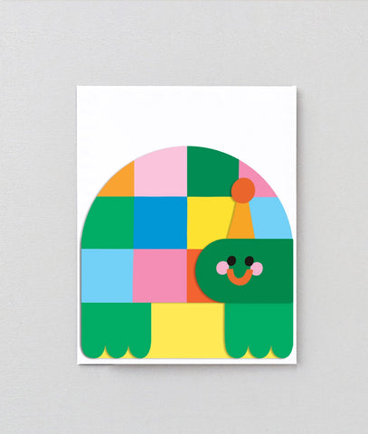 Glückwunschkarte "Birthday Tortoises Fold Out Card" / Wrap Kids