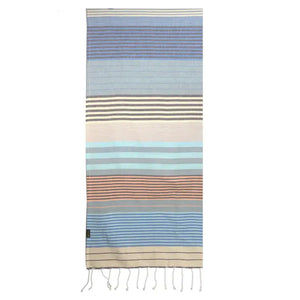 Hamamtuch aus Bio Baumwolle "Sud Waves" / Karawan Authentic
