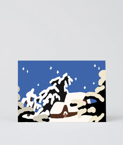 Weihnachtskkarte „Snow Scene" / Wrap