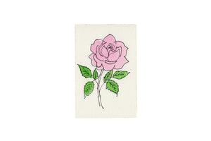 Klappkarte „Rose“ / Scribble & Daub