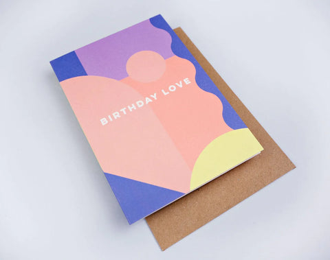 Karte „Miami Birthday Love“ / The Completist