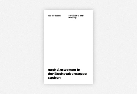 Notizkalender "Was wir lieben: in 365 Tagen" 2024 / Verlag Hermann Schmidt