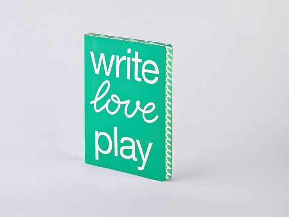 Notizbuch "Writ Love Play" L / Nuuna