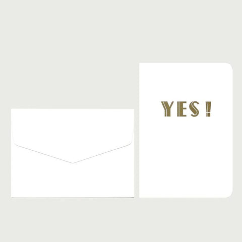 Grußkarte "Yes" / Le Typographe