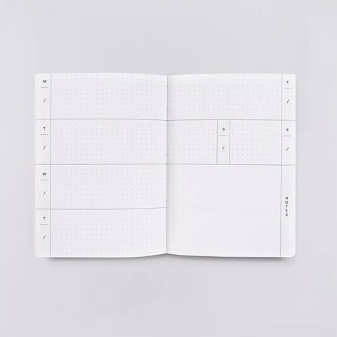 Pocket Weekly Planner 2026 „Superloom“ A6 undatiert / The Completist