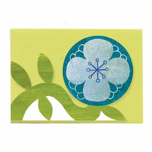 Blaue Blumenkarte / Mortlake Papers
