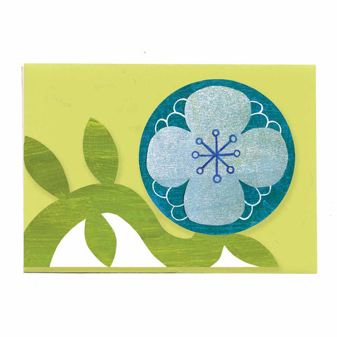 Blaue Blumenkarte / Mortlake Papers