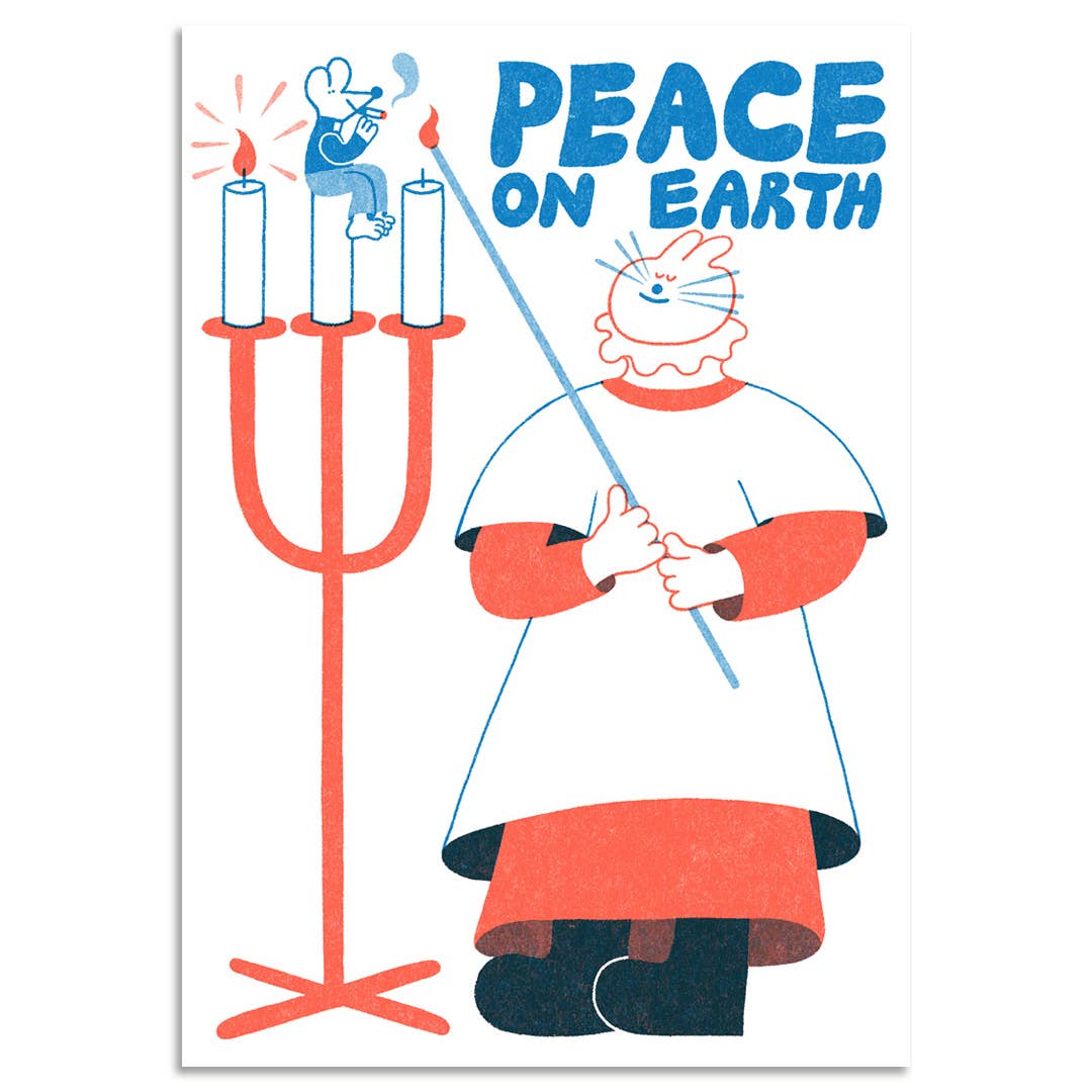 Weihnachtskarte "Peace on Earth"