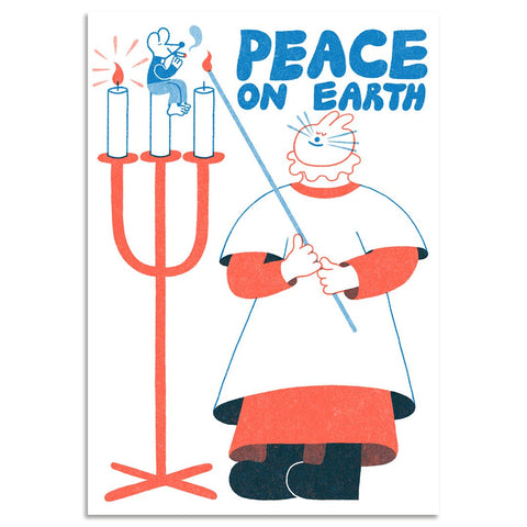 Weihnachtskarte "Peace on Earth"