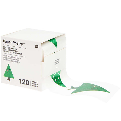 Sticker „Tannen“ 120 Stk / Paper Poetry