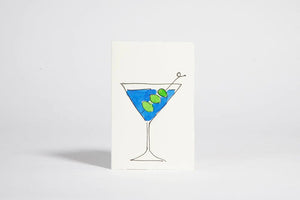 Klappkarte „Martini“ / Scribble & Daub