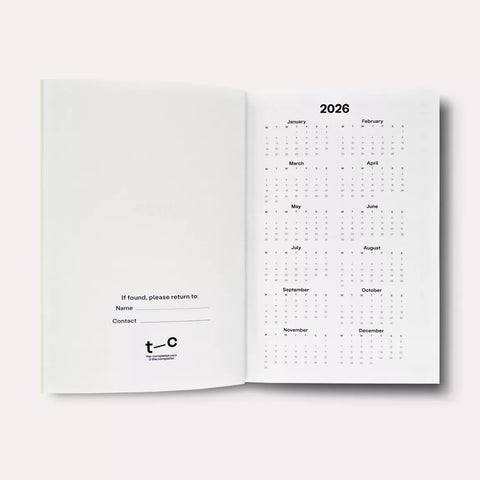Daily Planner 2026 „Hazy“ A5 / The Completist