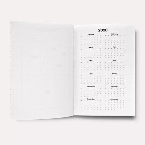 Weekly Planner 2026 „Numero“ A5 / The Completist