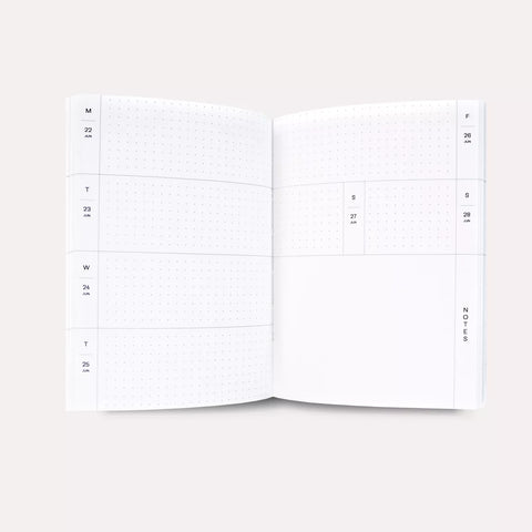 Pocket Weekly Planner 2026 „Damson“ A6 / The Completist