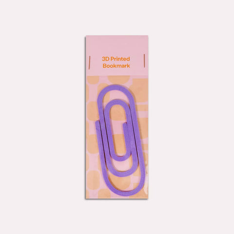 Lesezeichen "Büroklammer" Ultramarine / The Completist