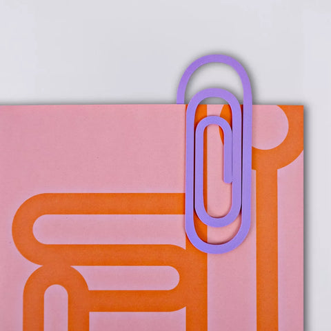 Lesezeichen "Büroklammer" Ultramarine / The Completist